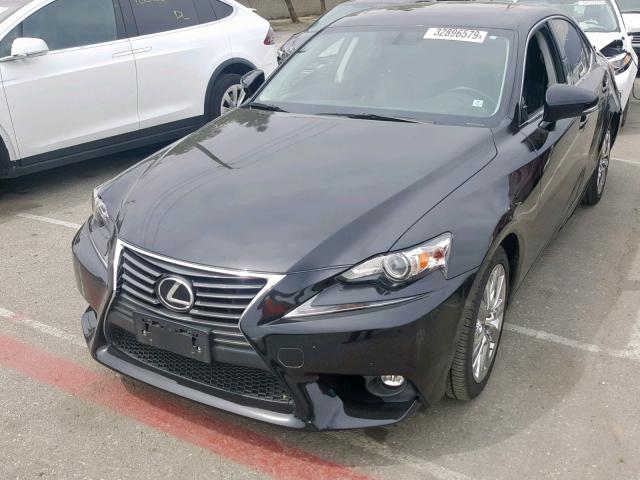 JTHBF1D27F5055466 - 2015 LEXUS IS 250 BLACK photo 2