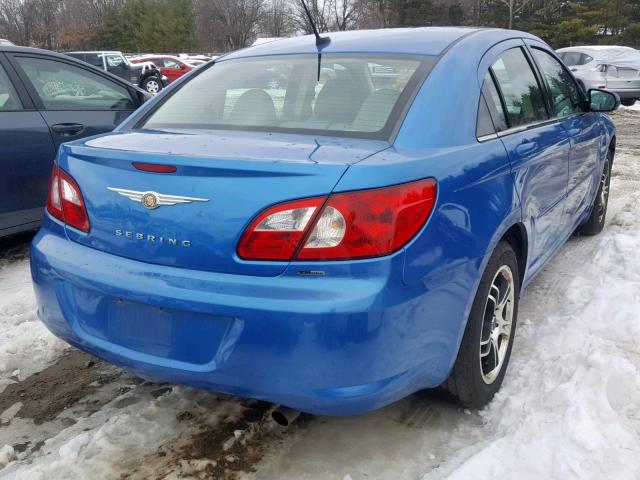 1C3LC56R87N542987 - 2007 CHRYSLER SEBRING TO BLUE photo 4