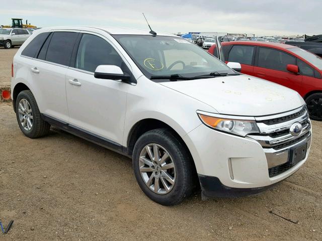 2FMDK3KC2EBA20336 - 2014 FORD EDGE LIMIT WHITE photo 1