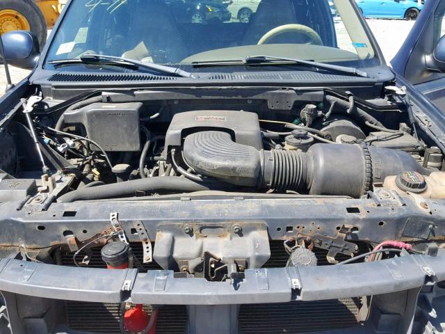 1FMPU18L1WLB88649 - 1998 FORD EXPEDITION BLUE photo 7