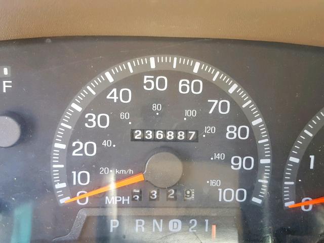 1FMPU18L1WLB88649 - 1998 FORD EXPEDITION BLUE photo 8