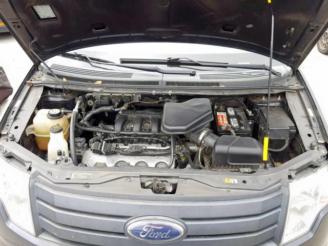 2FMDK38C38BA93534 - 2008 FORD EDGE SEL BLACK photo 7