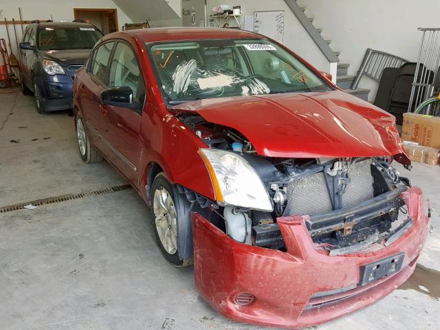 3N1AB6AP6CL689212 - 2012 NISSAN SENTRA 2.0 RED photo 1