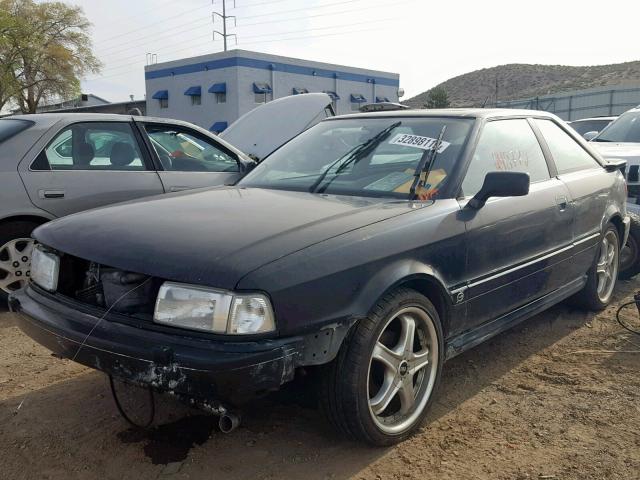 WAUGE58B5LA009811 - 1990 AUDI COUPE QUAT BLACK photo 2