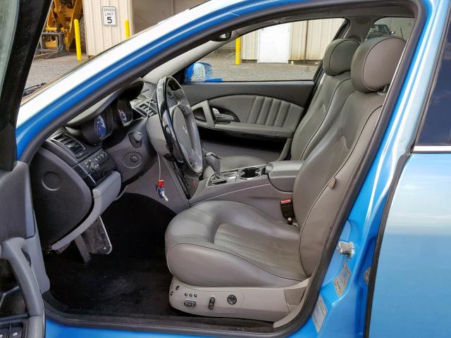 ZAMFE39A980038147 - 2008 MASERATI QUATTROPOR BLUE photo 5