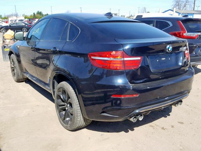 5YMGZ0C56DLL29860 - 2013 BMW X6 M BLACK photo 3