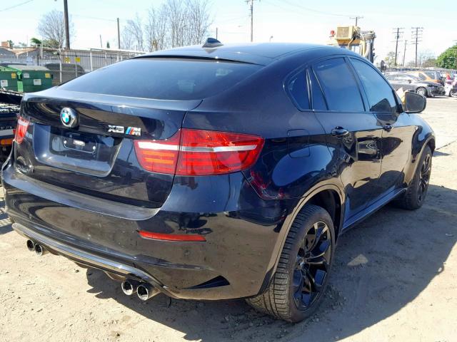 5YMGZ0C56DLL29860 - 2013 BMW X6 M BLACK photo 4