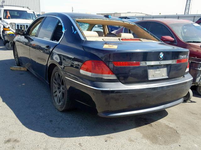 WBAGN63402DR00472 - 2002 BMW 745 LI BLACK photo 3