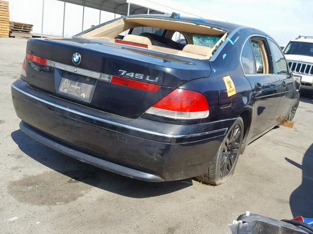 WBAGN63402DR00472 - 2002 BMW 745 LI BLACK photo 4