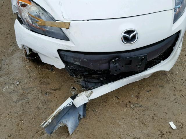 JM1BL1U79D1722032 - 2013 MAZDA 3 I WHITE photo 9