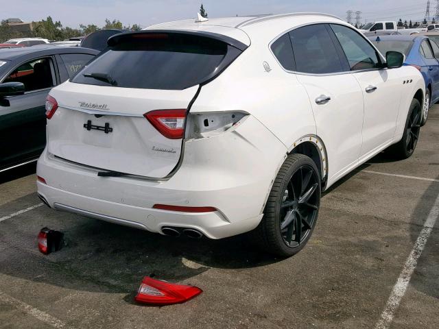 ZN661XUL6HX237646 - 2017 MASERATI LEVANTE LU WHITE photo 4