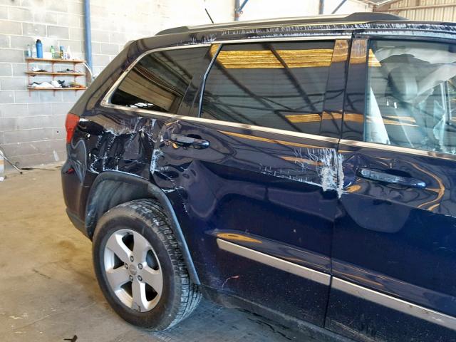 1C4RJEAG9DC625711 - 2013 JEEP GRAND CHER BLUE photo 9