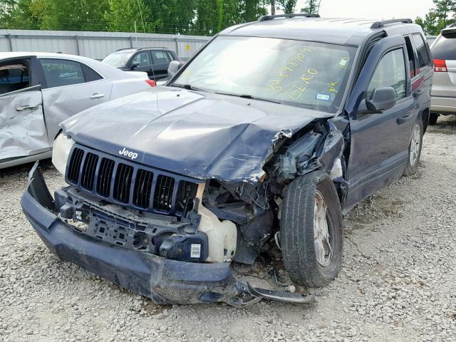 1J4GR48K96C255958 - 2006 JEEP GRAND CHER BLUE photo 2