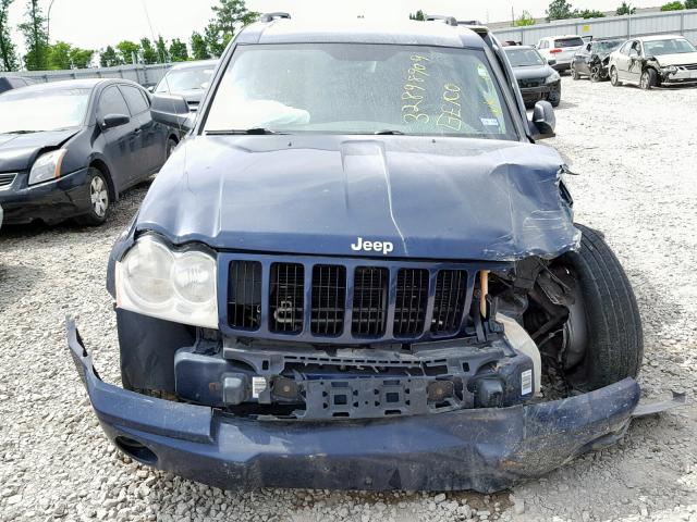 1J4GR48K96C255958 - 2006 JEEP GRAND CHER BLUE photo 9