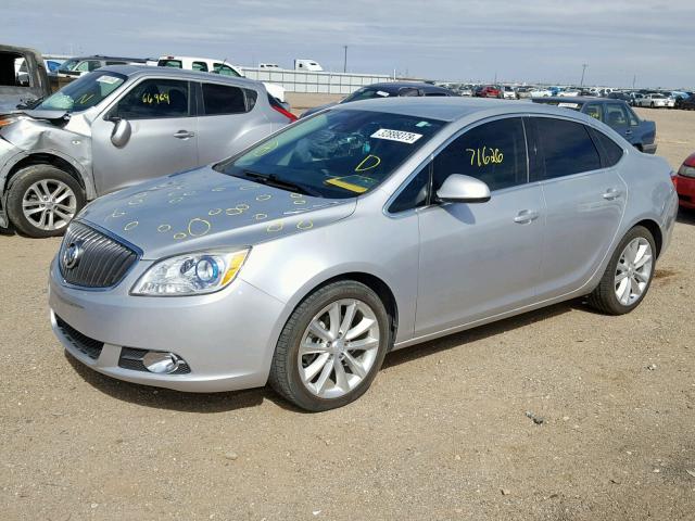 1G4PR5SK2F4102171 - 2015 BUICK VERANO CON SILVER photo 2