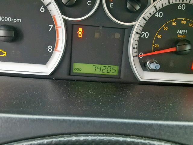 KL1TD56617B047540 - 2007 CHEVROLET AVEO BASE წითელი ფოტო 8