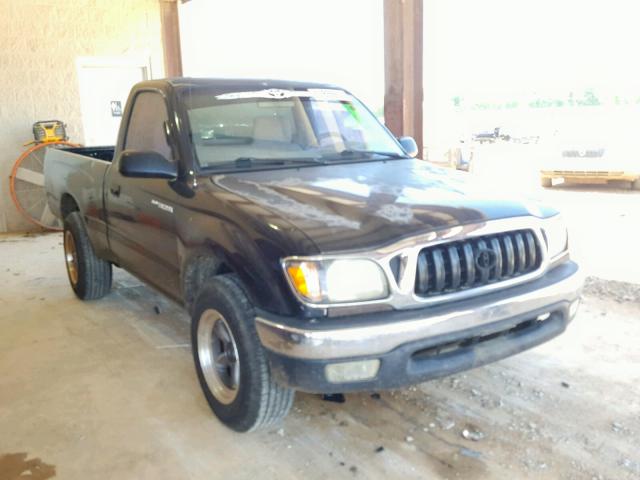 5TENL42N61Z867627 - 2001 TOYOTA TACOMA BLACK photo 1