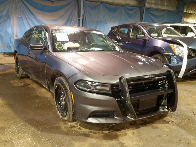 2C3CDXKT9GH219230 - 2016 DODGE CHARGER PO GRAY photo 1