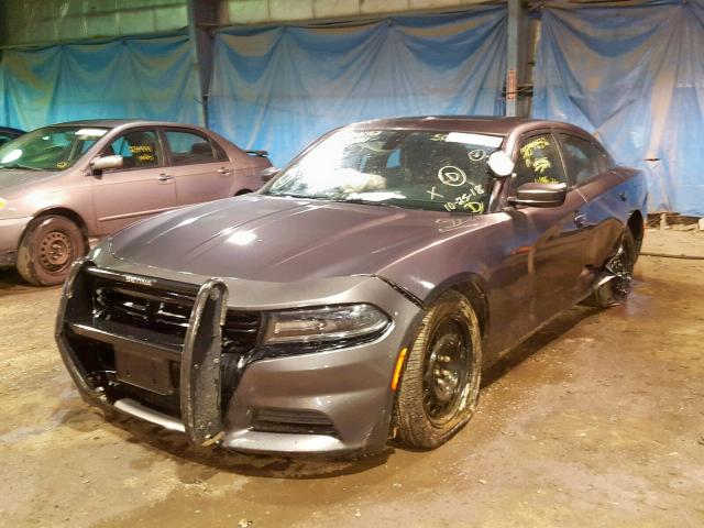 2C3CDXKT9GH219230 - 2016 DODGE CHARGER PO GRAY photo 2