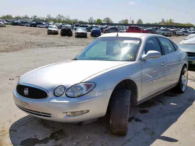 2G4WC532651315307 - 2005 BUICK LACROSSE C SILVER photo 2