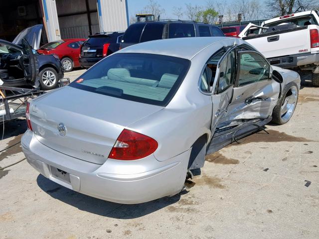 2G4WC532651315307 - 2005 BUICK LACROSSE C SILVER photo 4
