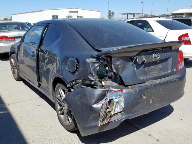 JTKJF5C7XB3018430 - 2011 TOYOTA SCION TC CHARCOAL photo 3