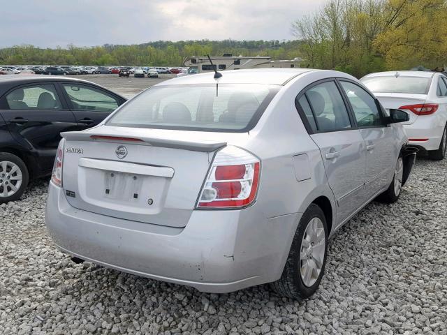 3N1AB6AP1BL657086 - 2011 NISSAN SENTRA 2.0 SILVER photo 4