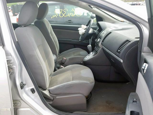 3N1AB6AP1BL657086 - 2011 NISSAN SENTRA 2.0 SILVER photo 5