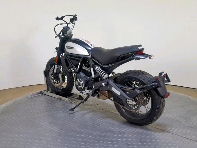 ML015ANM4JT015091 - 2018 DUCATI SCRAMBLER GRAY photo 6