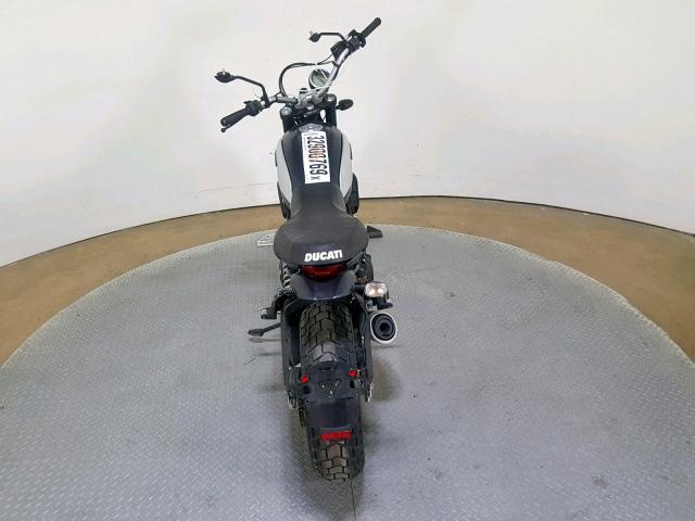 ML015ANM4JT015091 - 2018 DUCATI SCRAMBLER GRAY photo 9