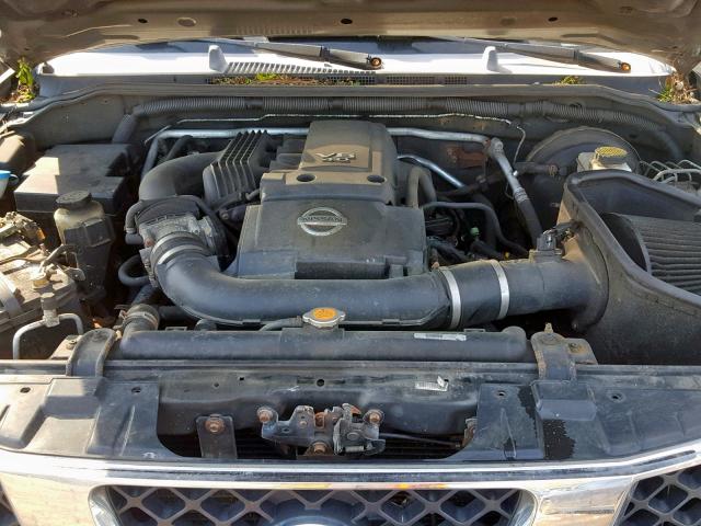 1N6AD07W85C402600 - 2005 NISSAN FRONTIER C GRAY photo 7