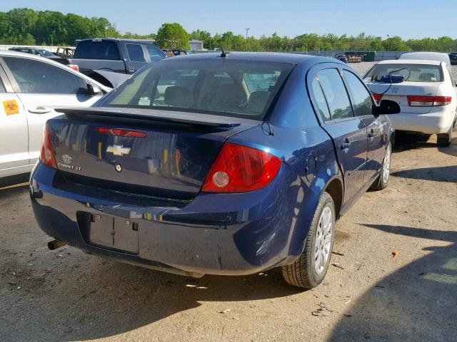 1G1AT58H297170733 - 2009 CHEVROLET COBALT LT BLUE photo 4