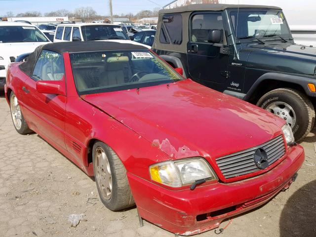 WDBFA76E5SF117106 - 1995 MERCEDES-BENZ SL 600 RED photo 1