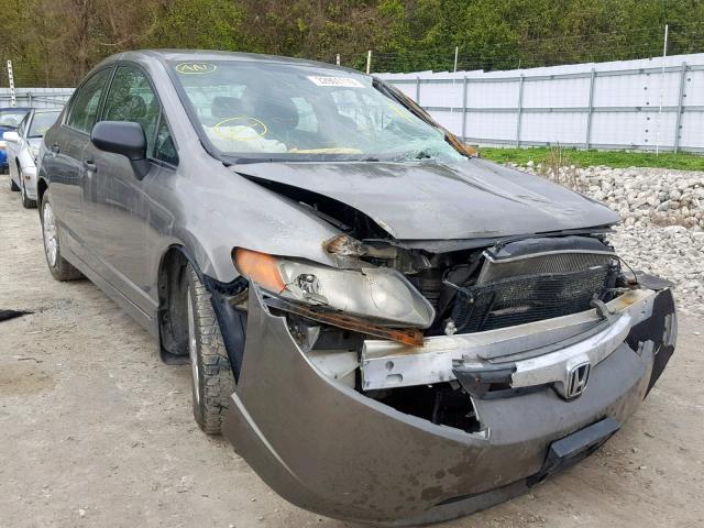 2HGFA15346H032682 - 2006 HONDA CIVIC DX GRAY photo 1