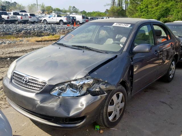 1NXBR32E36Z753429 - 2006 TOYOTA CORROLA GRAY photo 2