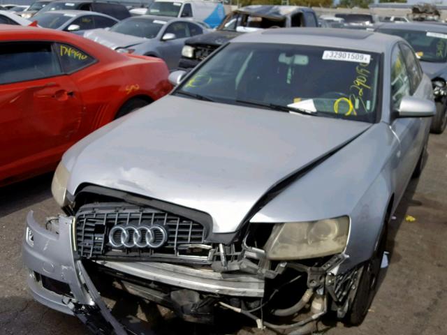 WAUAH74F28N074195 - 2008 AUDI A6 3.2 SILVER photo 2