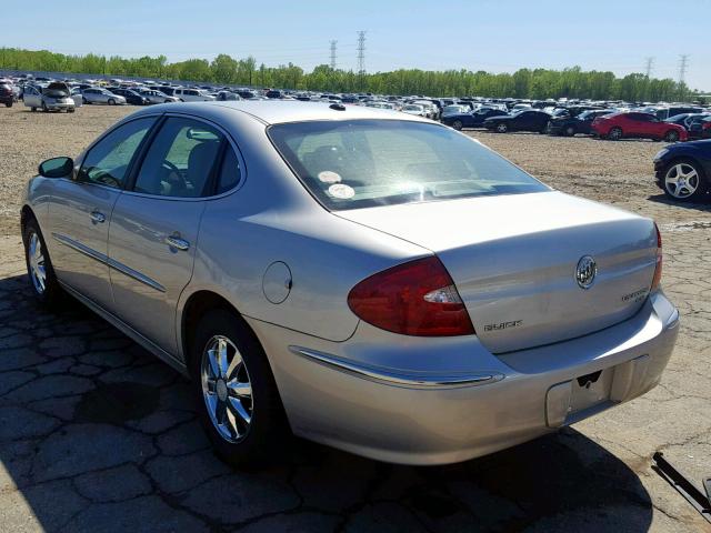 2G4WD582261181757 - 2006 BUICK LACROSSE C SILVER photo 3