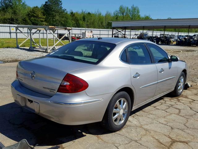 2G4WD582261181757 - 2006 BUICK LACROSSE C SILVER photo 4