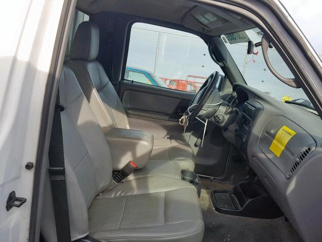 1FTKR1AD8BPA82351 - 2011 FORD RANGER WHITE photo 5