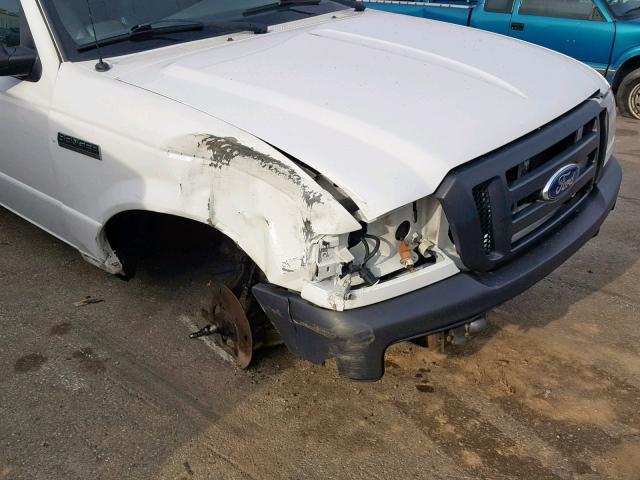 1FTKR1AD8BPA82351 - 2011 FORD RANGER WHITE photo 9