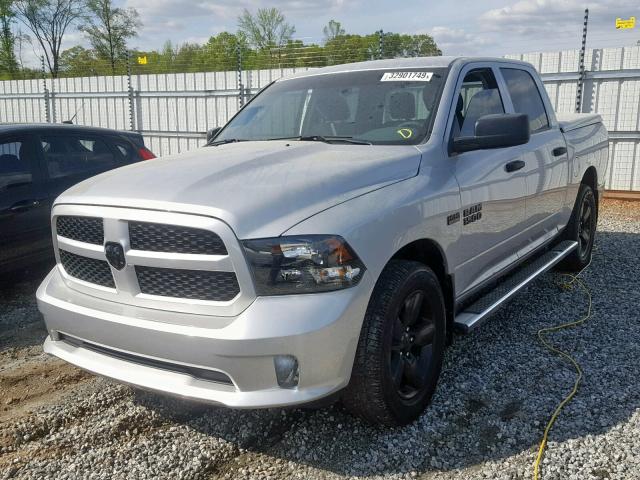 1C6RR6KT3HS723338 - 2017 RAM 1500 ST SILVER photo 2