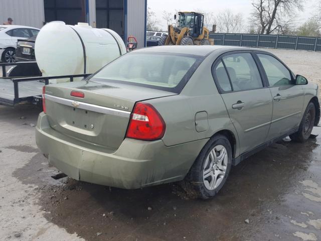 1G1ZS518X6F285386 - 2006 CHEVROLET MALIBU LS GREEN photo 4