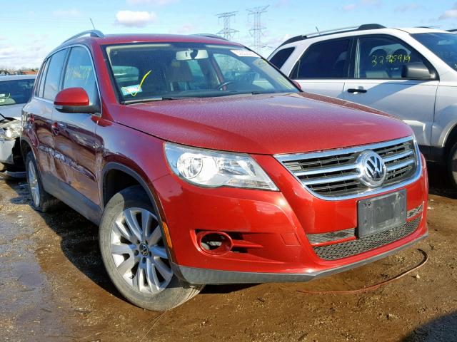 WVGBV75N29W500495 - 2009 VOLKSWAGEN TIGUAN SE RED photo 1