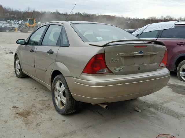 1FAFP38313W146405 - 2003 FORD FOCUS ZTS TAN photo 3