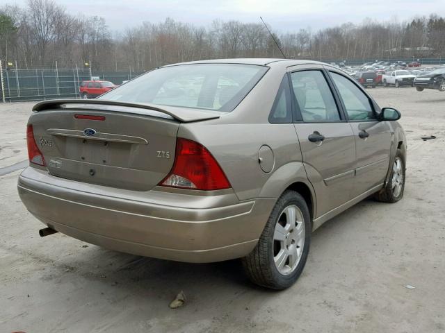 1FAFP38313W146405 - 2003 FORD FOCUS ZTS TAN photo 4