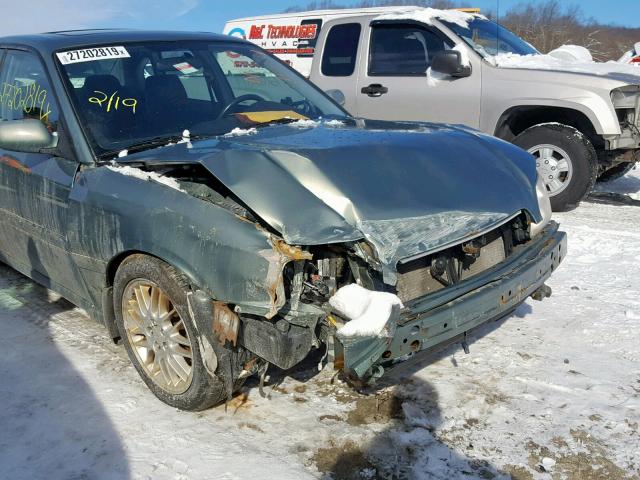 4S3BE625747200070 - 2004 SUBARU LEGACY L S GREEN photo 9