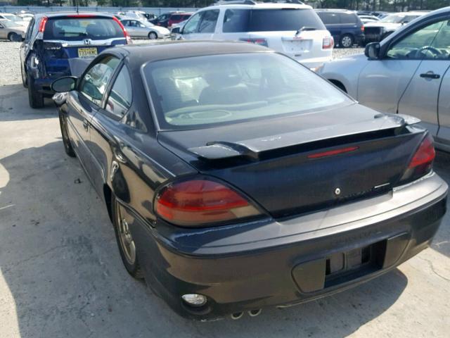 1G2NV12E93C125317 - 2003 PONTIAC GRAND AM G BLACK photo 3