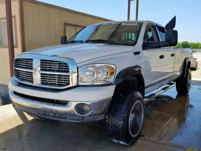 3D7MX38C37G702516 - 2007 DODGE RAM 3500 S WHITE photo 2