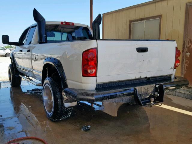 3D7MX38C37G702516 - 2007 DODGE RAM 3500 S WHITE photo 3