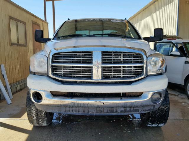 3D7MX38C37G702516 - 2007 DODGE RAM 3500 S WHITE photo 9